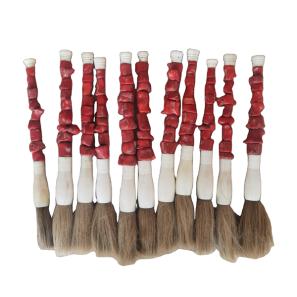 coral chinese calligraphy brush 