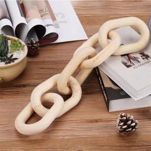 wabi sai bi natural wood chain link 